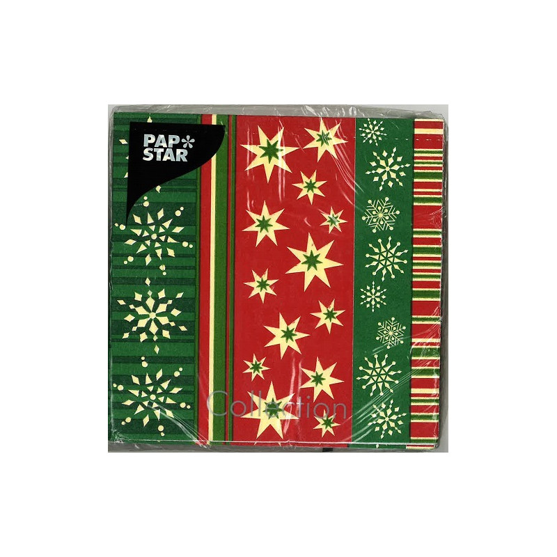 Tovaglioli decoupage Natalizio 33x33 20pz