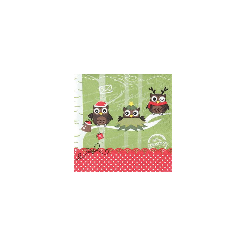 Tovaglioli decoupage Natalizio 33x33 20pz