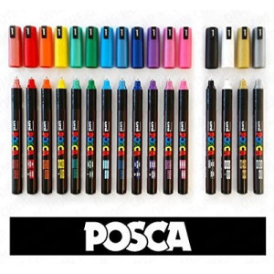 UNI POSCA PC1 ROSA METAL