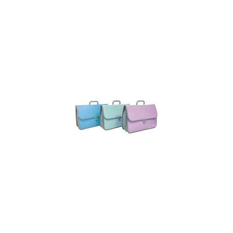 Valigetta cartella in PPL Orna con soffietto 52X36 colori pastello