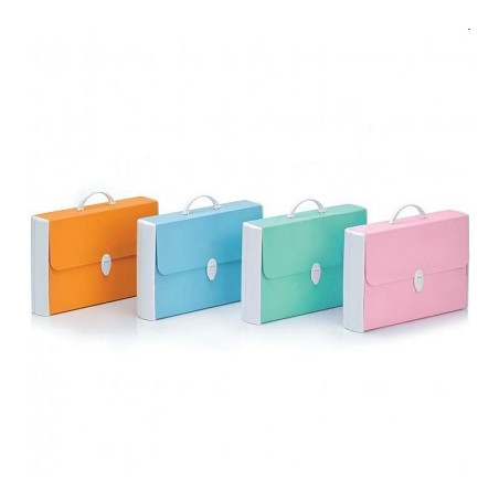 Valigetta Cartella polionda Balmar rinforzata pastel 60X37X5 2 chiusure