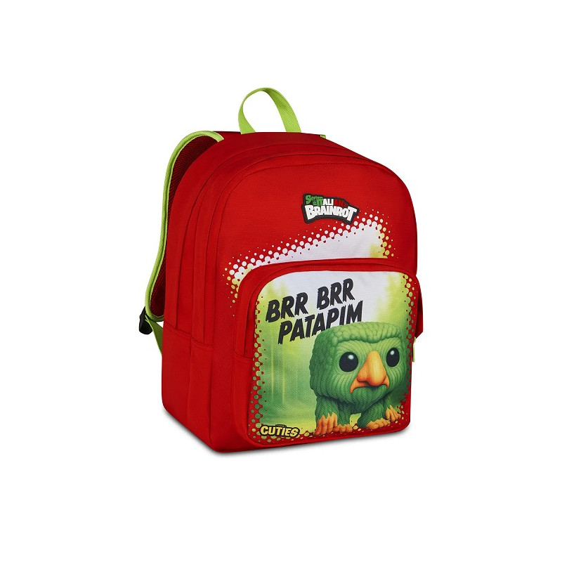 Zaino Scuola Brainrot Brr Brr Patapim 31L