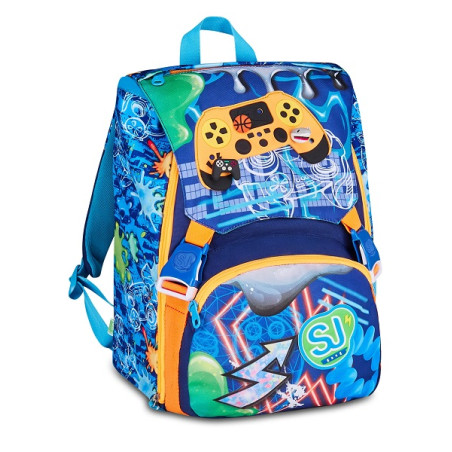 Zaino sdoppiabile big Seven SJ gang joyful pins boy