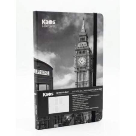 AGENDA INSEGNANTI 2027 BIDAY 12 MESI 13X21 CM LONDRA KAOS