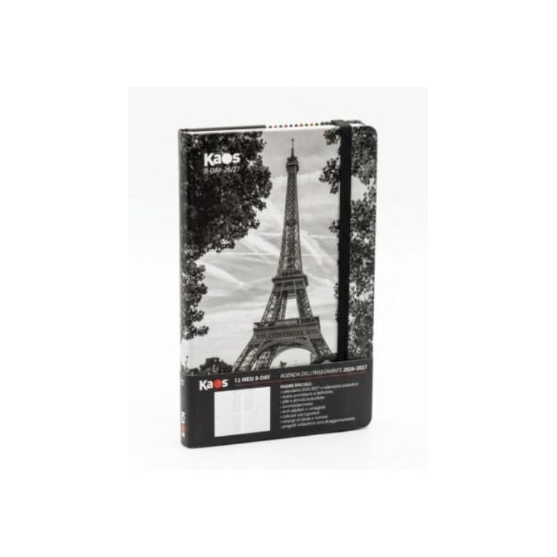 AGENDA INSEGNANTI 2027 BIDAY 12 MESI 13X21 CM PARIGI KAOS