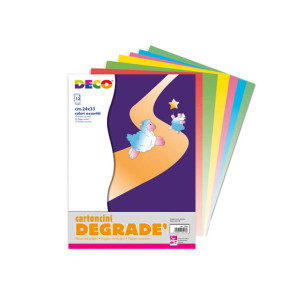 Album COLORATO degradè 24x33 12fg assortiti