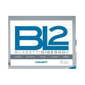 Album da disegno BL2 10fogli liscio 24x33