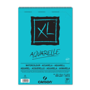 Blocco Canson XL Acquarello 300gr A3 30fg