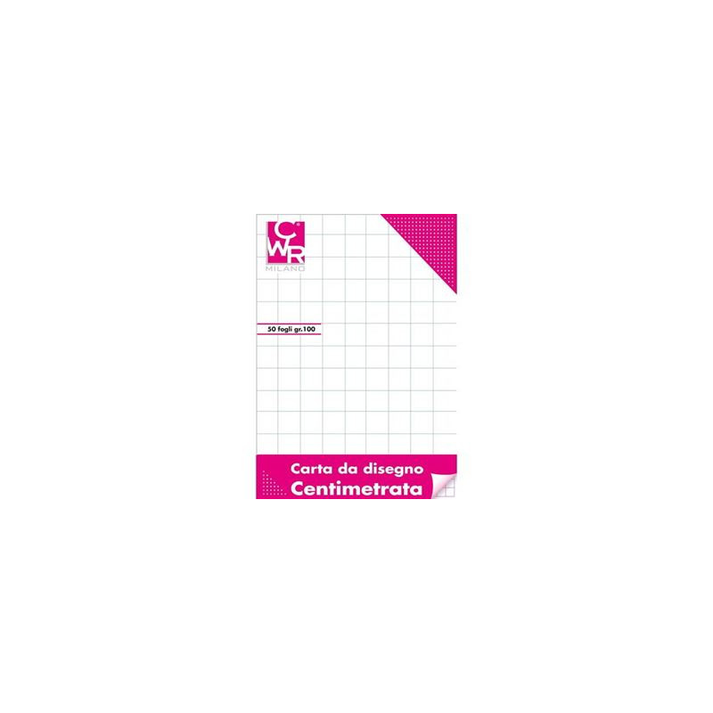 Blocco carta centimetrato 50x70 50fg
