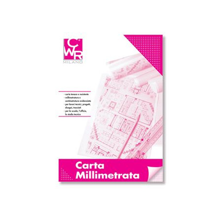 Blocco carta millimetrata 50x70 50fg