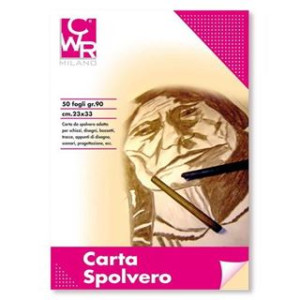 Blocco carta spolvero 90gr 35x50 50fg