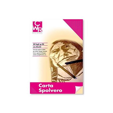 Blocco carta spolvero 90gr 50x70 50fg