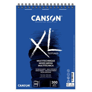blocco da disegno Canson Mix tecnica spiralato A3 300gr