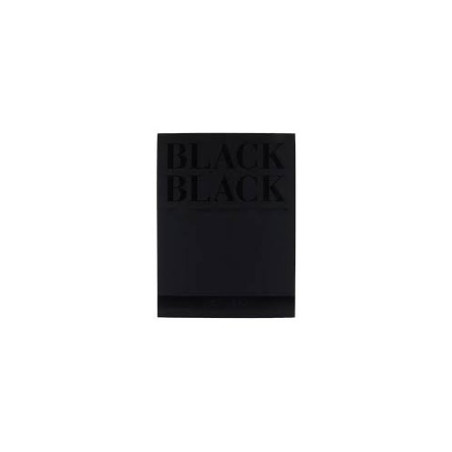 Blocco da disegno Fabriano nero A4 300gr