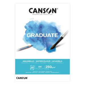 Blocco da disegno Graduate Canson 250gr A4 20fg