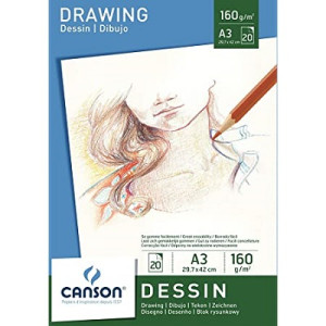 Blocco Dessin Canson A3 160gr 20fg