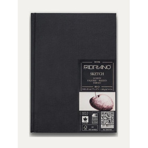 Sketchbook A5 80fg 110gr Blocco da disegno Fabriano Grana naturale