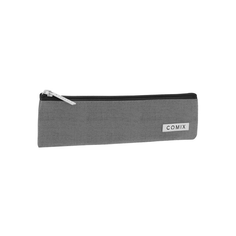 ASTUCCIO 2 PENNE MONOCOLORE GRIGIO MEL. COMIX