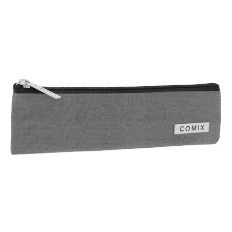 ASTUCCIO 2 PENNE MONOCOLORE GRIGIO MEL. COMIX
