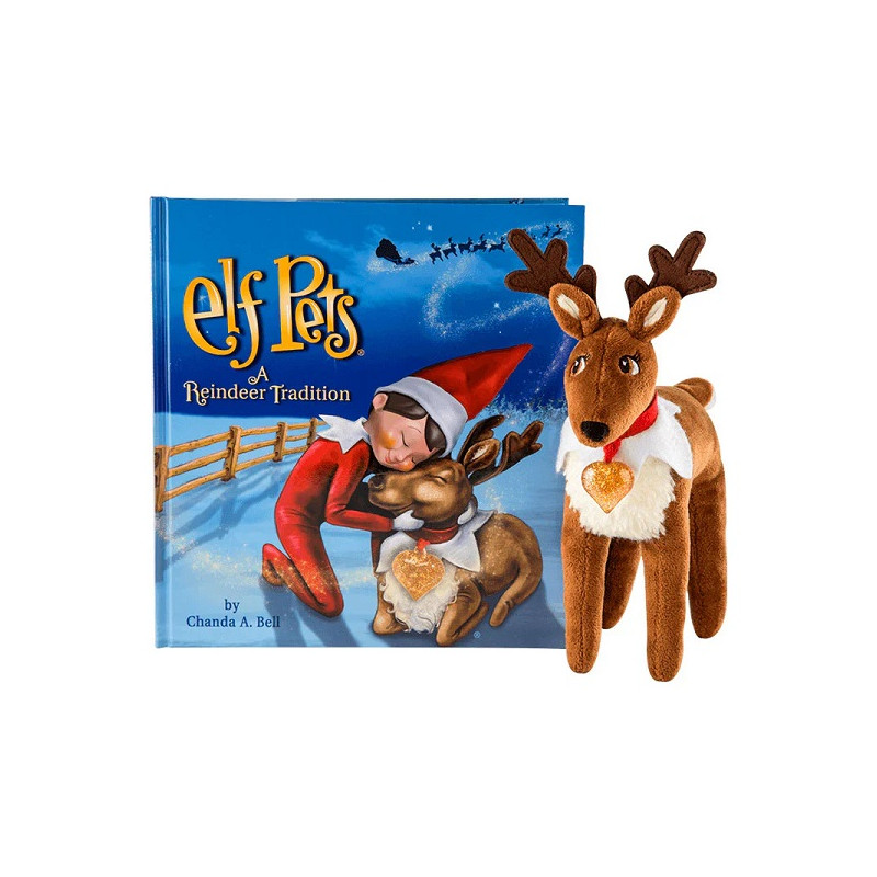 The Elf On The Shelf  Elf Pets La Tradizione Della Renna Libro Con Peluche