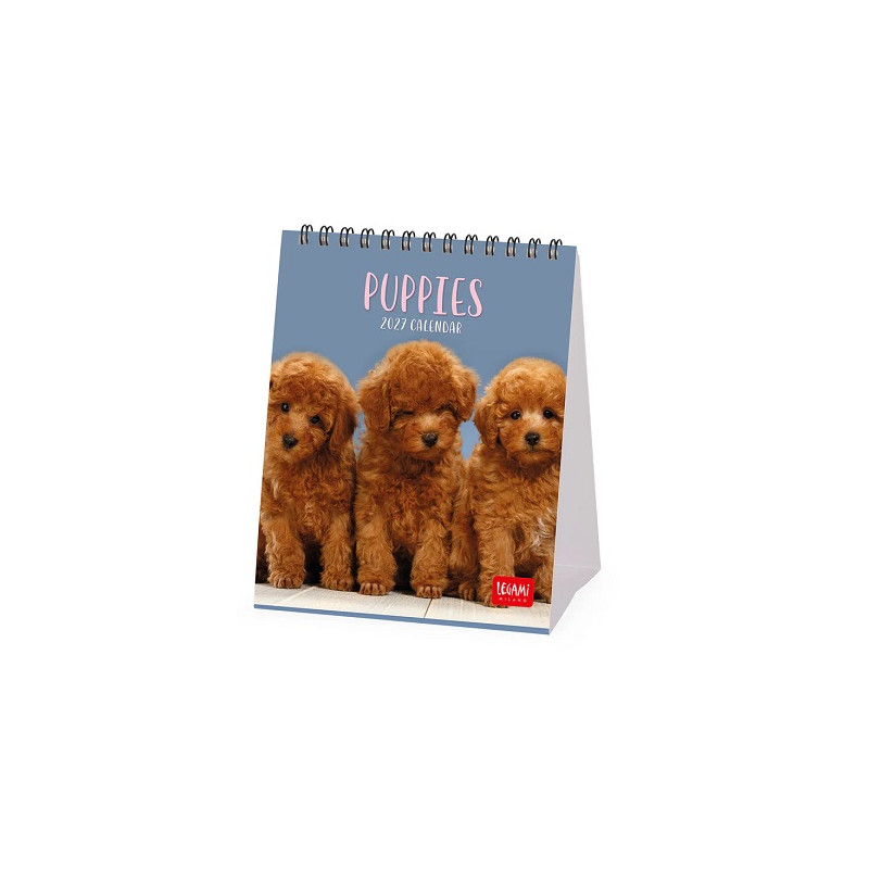 Calendario da scrivania 12x14.5cm 2027 Puppies Legami