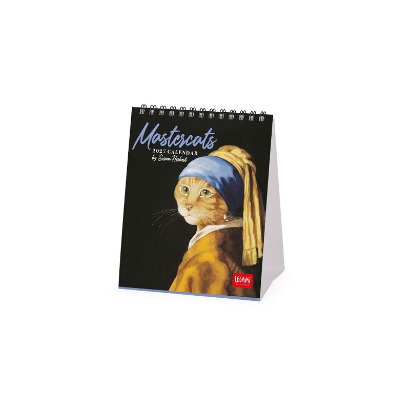 Calendario Da Tavolo 12x14,5 Fotografico 2027 Mastercats Legami