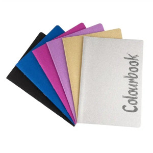 Maxi quaderno Colourbook Glitter 1r (rigo medie e superiori)
