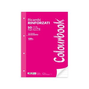 Ricambi A4 rinforzati 1rigo 90gr 50fg