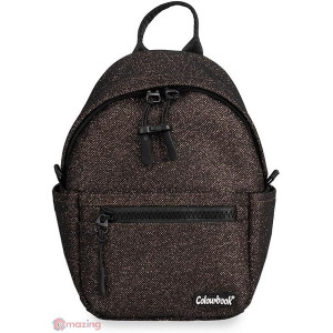 Zainetto Colourbook glitter NERO/ORO