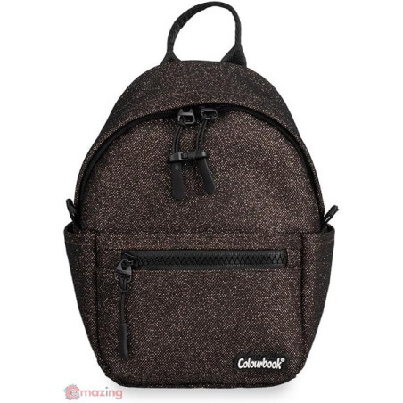 Zainetto Colourbook glitter NERO/ORO