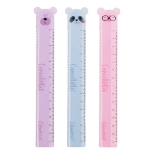 Righello Colourbook Crazy crew 14cm