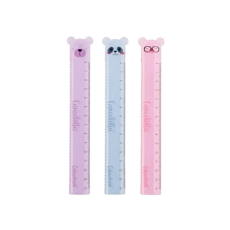 Righello Colourbook Crazy crew 14cm