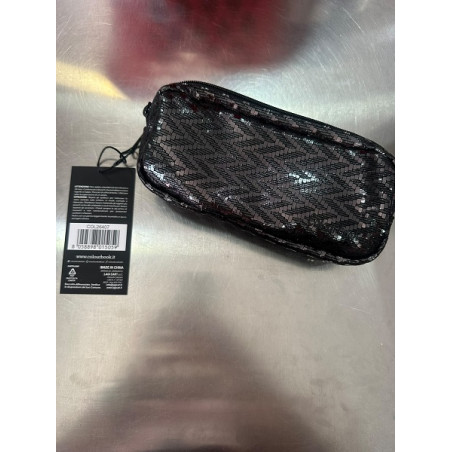 Astuccio 2 zip Colourbook nero assoluto