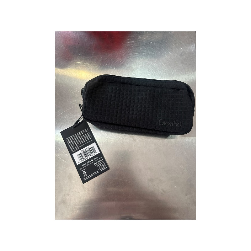 Astuccio 2 zip Colourbook nero assoluto