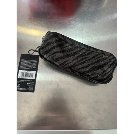 Astuccio 2 zip Colourbook nero assoluto