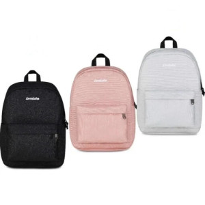 Zaino Seven Invicta carlson shine glitter Nero