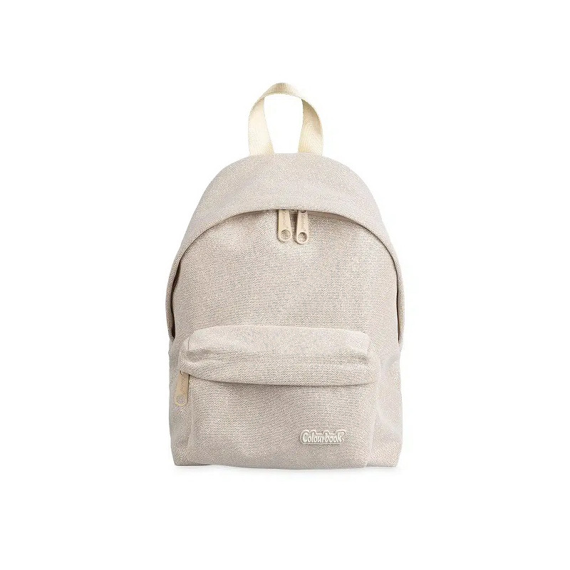 Zaino Midi colourbook glitter oro