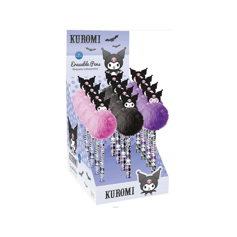PENNA CANCELLABILE  pom pom Kuromi