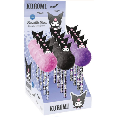 PENNA CANCELLABILE  pom pom Kuromi