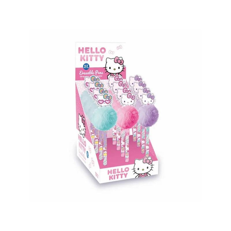 PENNA CANCELLABILE pom pom HELLO KITTY -