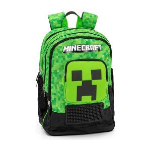 ZAINO SCUOLA ORG. PIXEL MINECRAFT