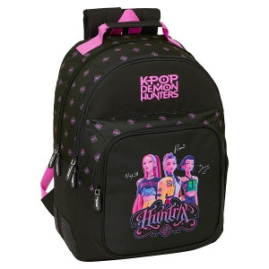 K-Pop 26 Zaino doppio scomparto Demon Hunters Black