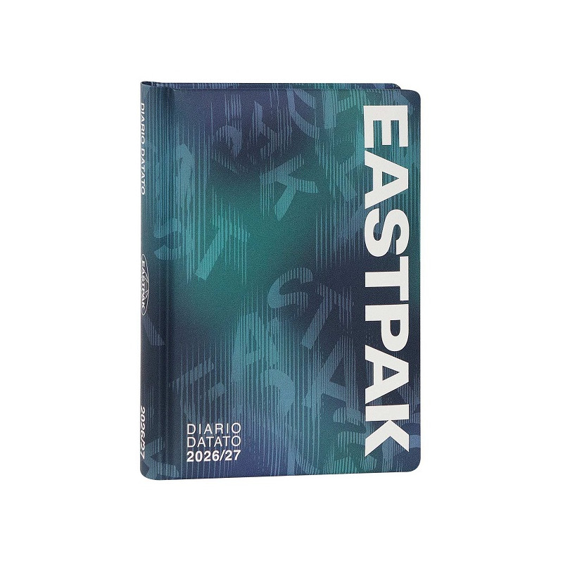 DIARIO DATATO 13M MEDIUM EASTPAK LETTERDYE BLUE
