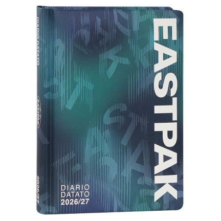 DIARIO DATATO 13M MEDIUM EASTPAK LETTERDYE BLUE