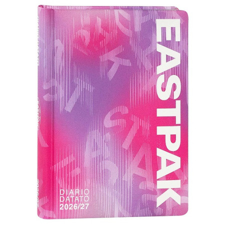 DIARIO DATATO 13M MEDIUM EASTPAK LETTERDYE PINK