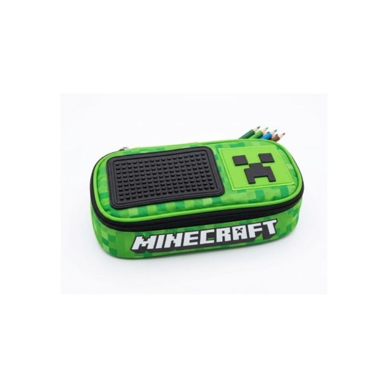 Astuccio OVALE ORG.LARGE PIXEL MINECRAFT