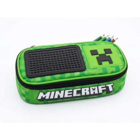 Astuccio OVALE ORG.LARGE PIXEL MINECRAFT