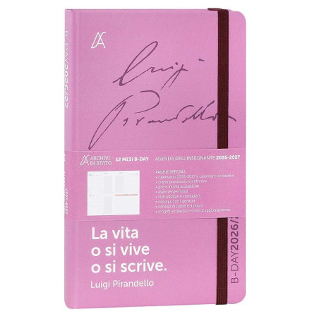 Agenda Insegnanti 12 Mesi 2026/2027 Bi-Day Archivio di Stato – Pirandello