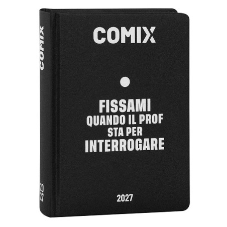 Diario Agenda 16 Mesi 2026/2027 Standard Comix Black & White
