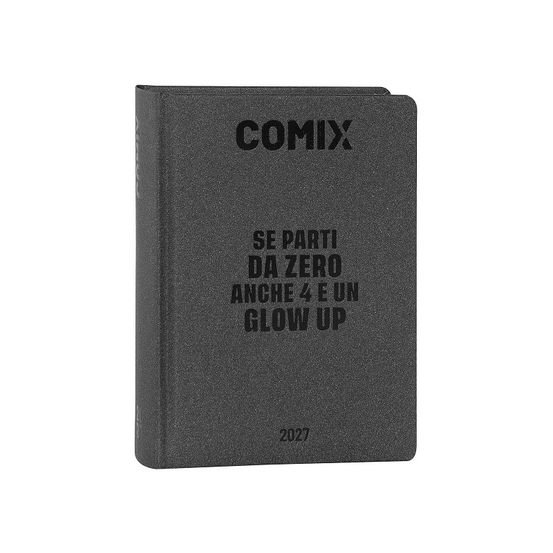 Diario Agenda 16 Mesi 2026/2027 Standard Comix Charcoal